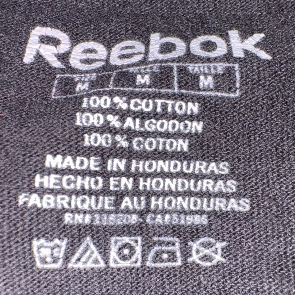 Vintage Reebok NFL Carolina Panthers Sideline T-Shirt Black Football Tee  Medium